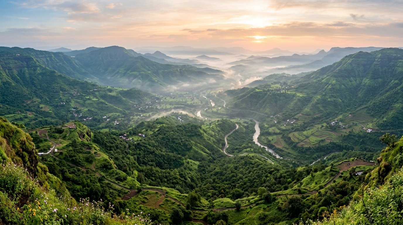 Panoramic Hilltop View